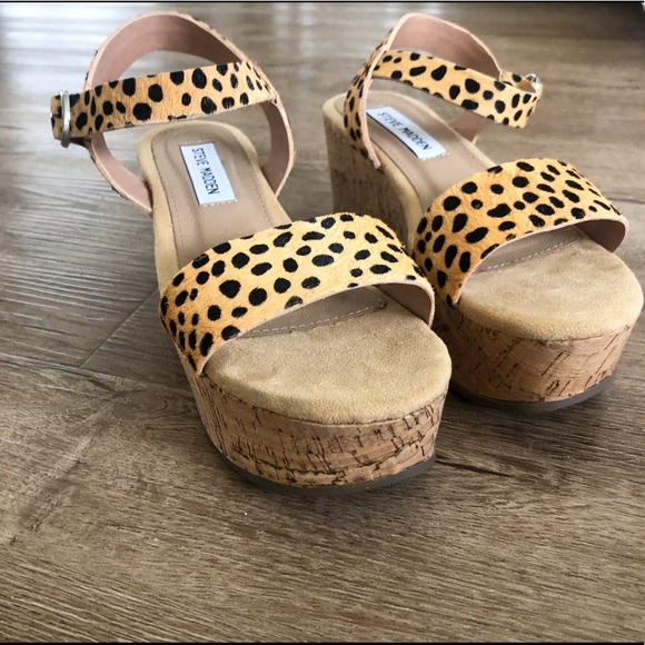 Steve Madden Size 6.5 Platform Sandals - Picture 1 of 8